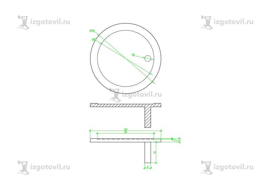 Токарные работы: изготолвение изделия