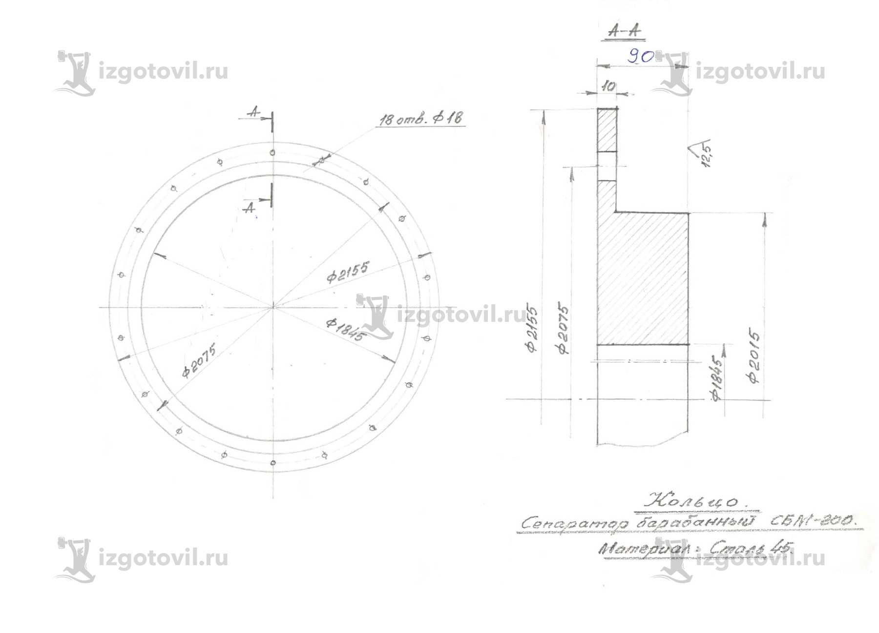 Токарно-фрезерная обработка: изготовление корпусов и кольца