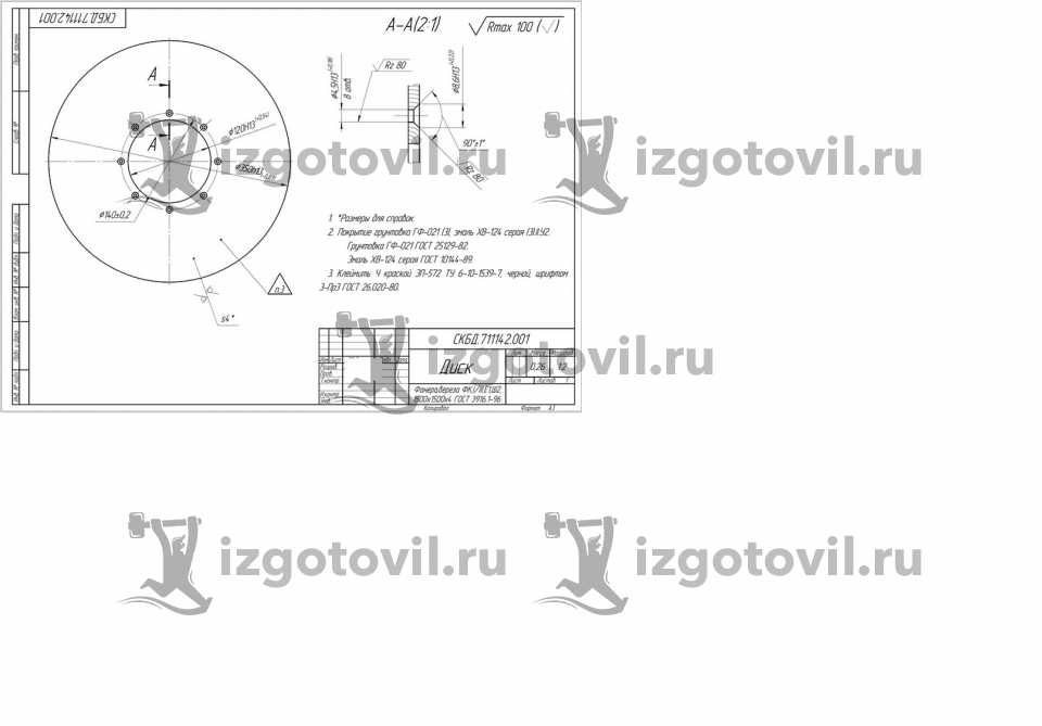 Изготовление деталей по чертежам - изготовление деталей