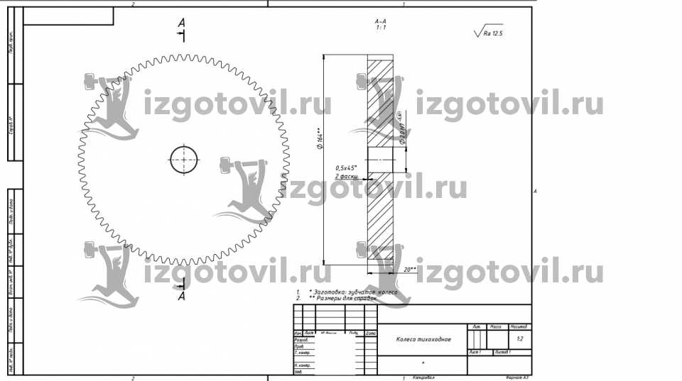 Токарные работы - изготовление деталей