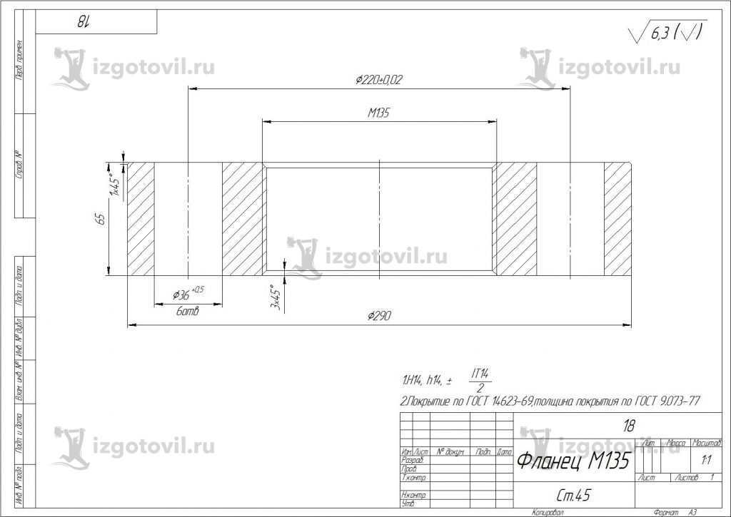 Металлообработка: изготовление фланцев