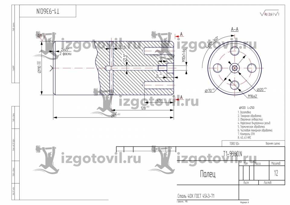 Токарно-фрезерная обработка