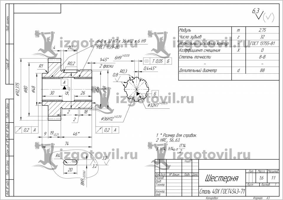 Токарные работы - изготовление деталей