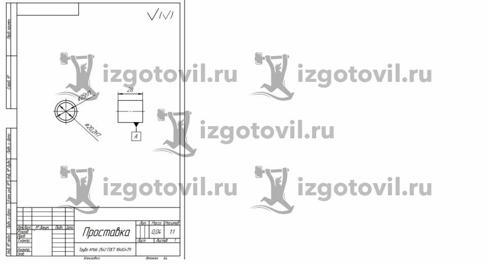 Токарные работы - изготовление деталей