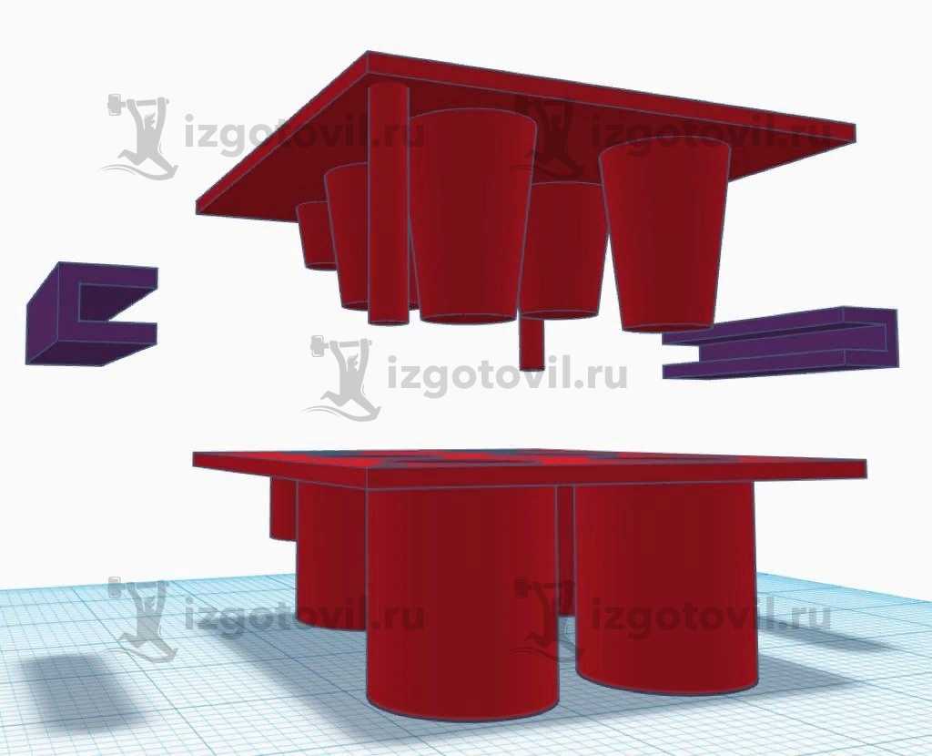 Изготовление деталей по чертежам (модель для выпекания изделий из теста).