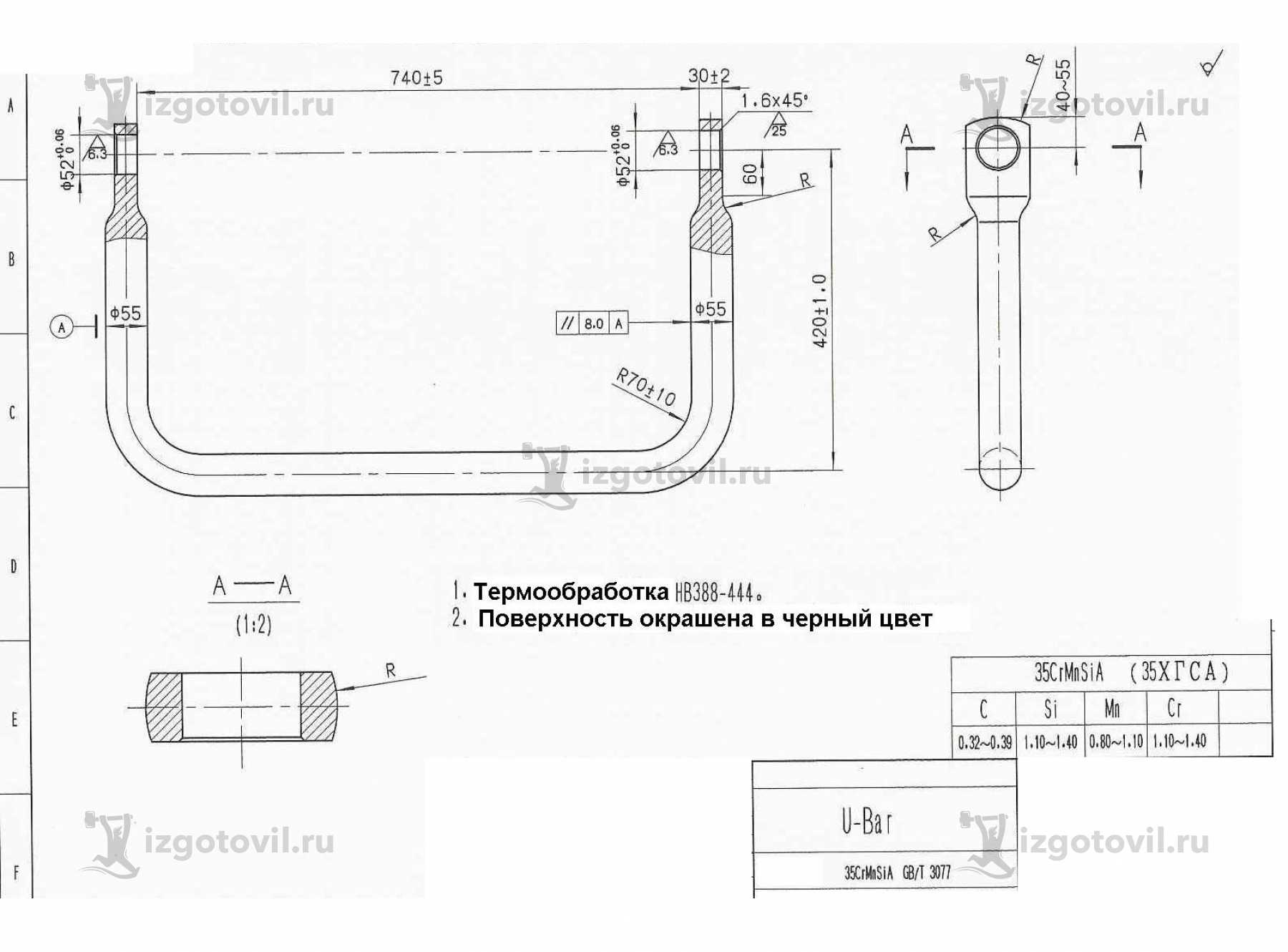 Токарная обработка валов - изготовление валов