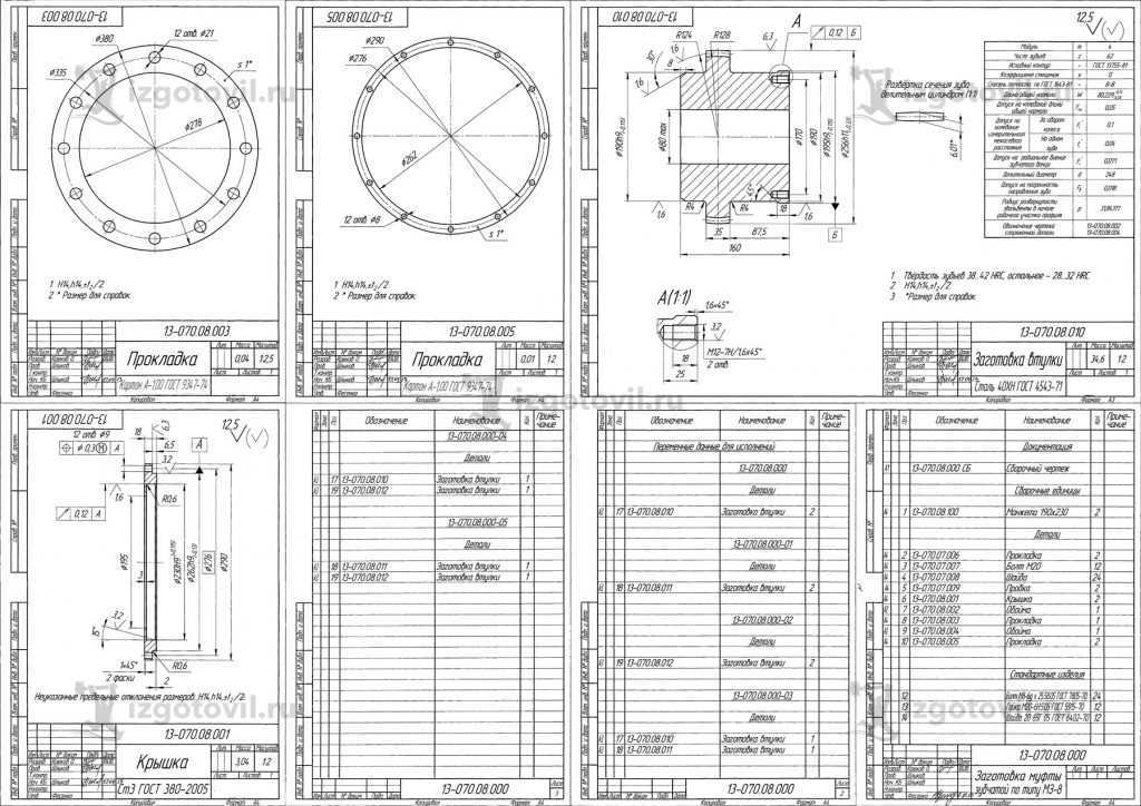 Изготовление деталей по чертежам (муфты).