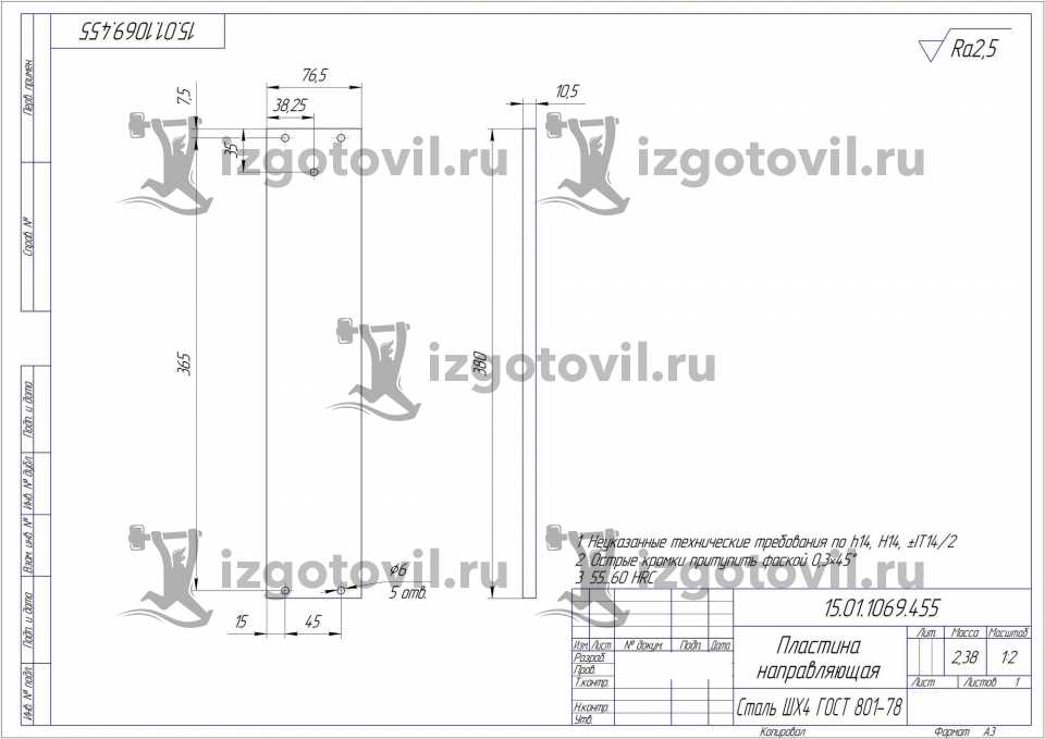 Фрезеровка ЧПУ - изготовление деталей