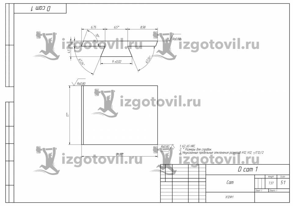 Фрезерная обработка