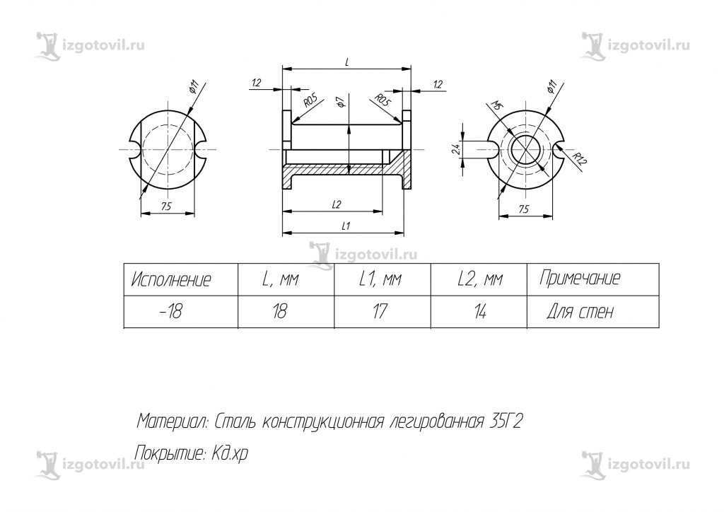 Токарные работы: изготовление втулок.