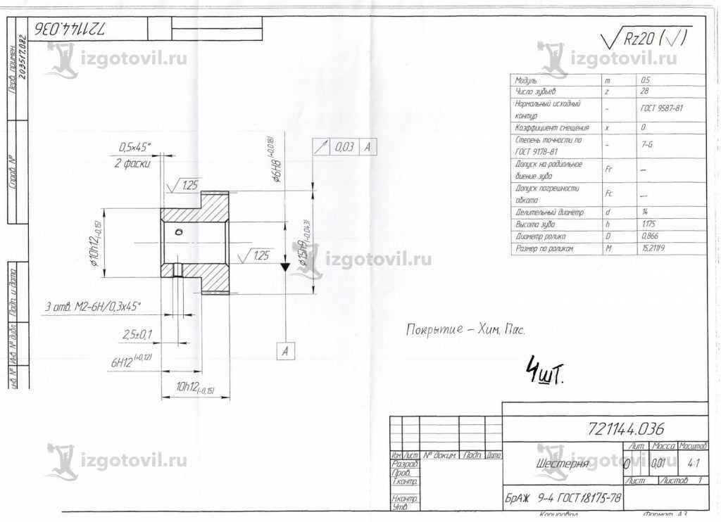 Токарные работы