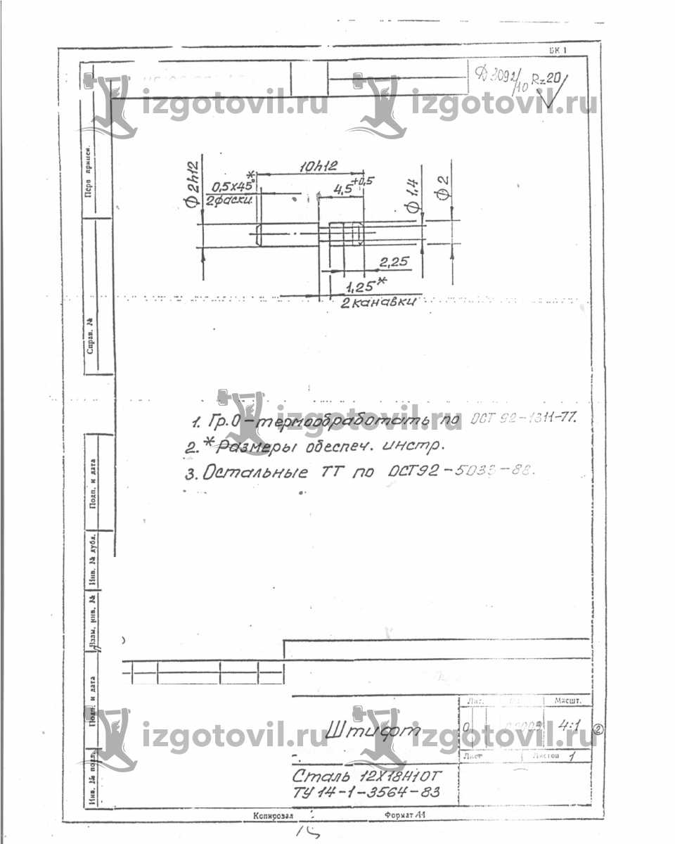 Токарная обработка ЧПУ-изготовление деталей