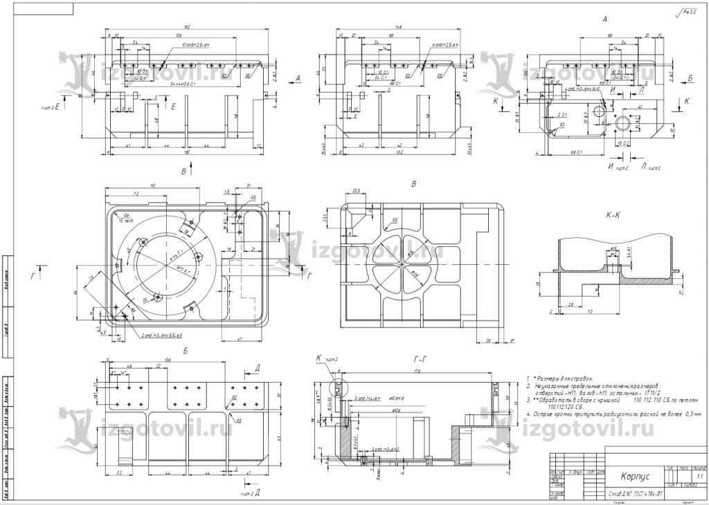 Фрезерная обработка: изготовление корпуса